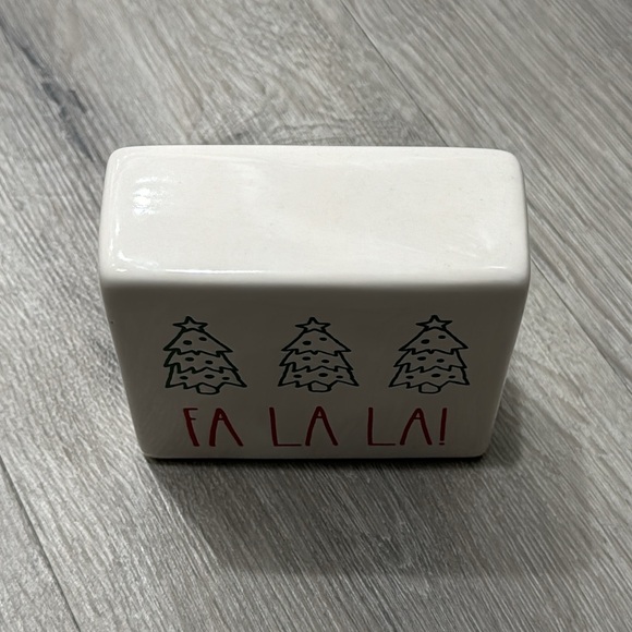 Rae Dunn Fa La La! Christmas Block Sign NEW - Picture 5 of 7